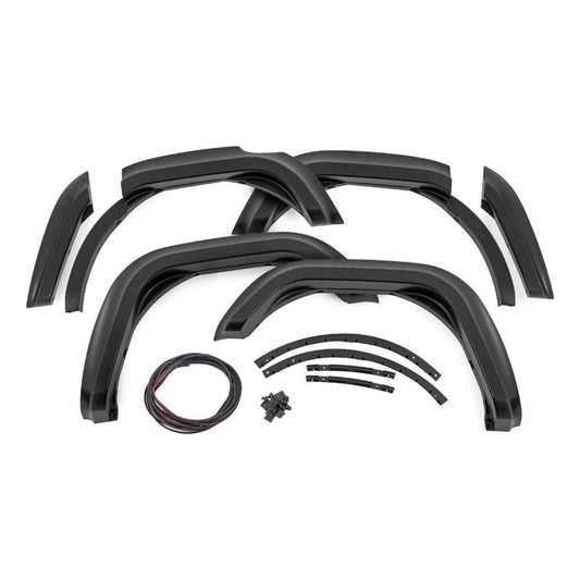 Cantoneras Laterales Rough Country Bronco 2021 A 2025 Negro