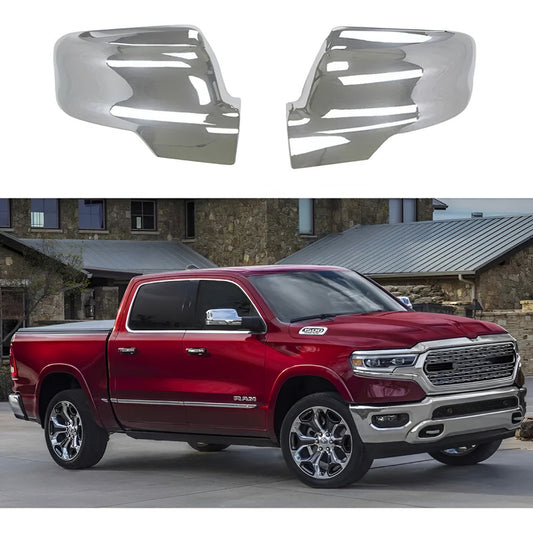 Cubierta De Espejo Cromado Para Dodge Ram 1500 2019-2022 Cromado