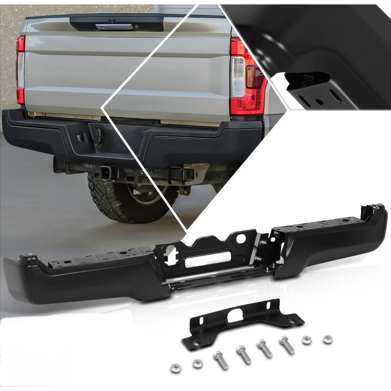 Defensa Trasera Ford F-250 F-350 Lobo Negro 2017 A 2022