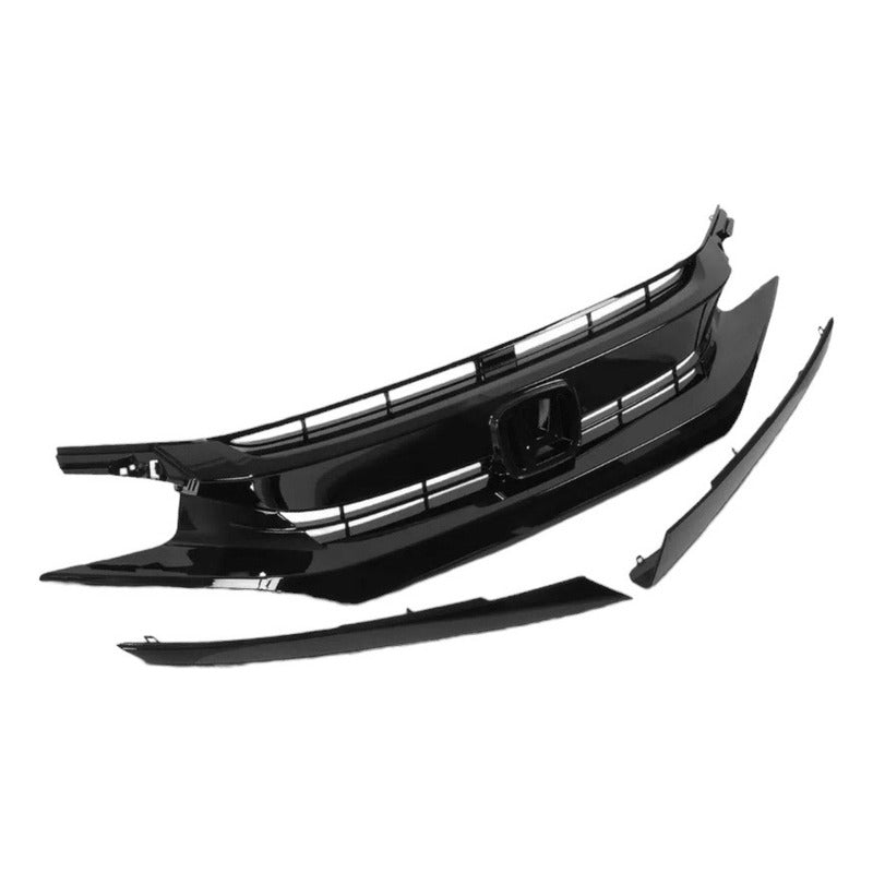 Parrilla Negro Honda Civic Coupé Sedan 2016 2017 2018