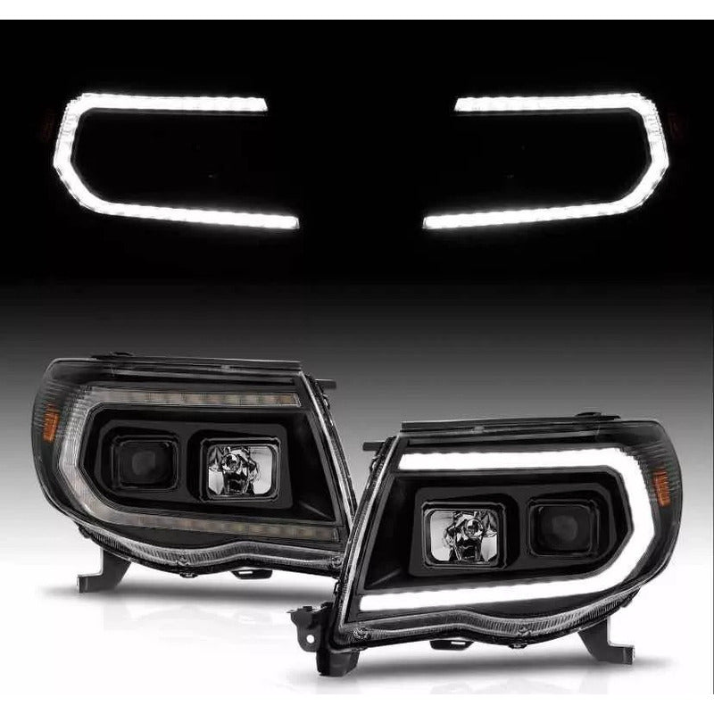 Faros Led Negros Toyota Tacoma 2005 2006 2007 A 2011