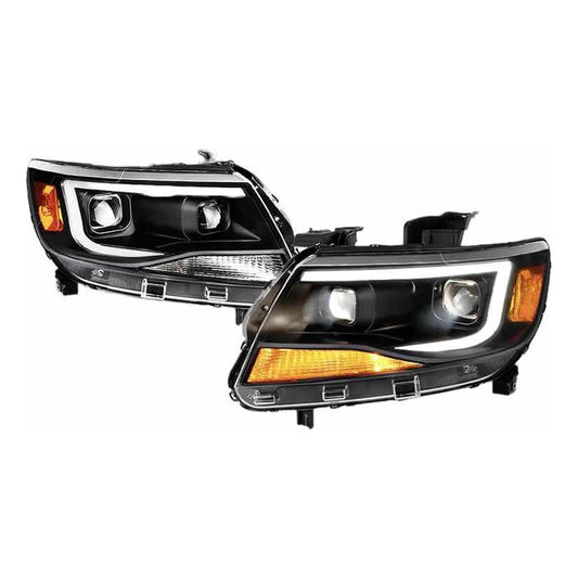 Faro Derecho Negro Chevy Colorado 2015 2016 2017 A 2022