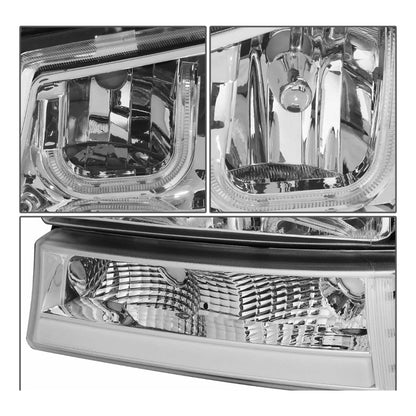 LED Headlights Chevrolet Silverado Avalanche 2003 to 2007