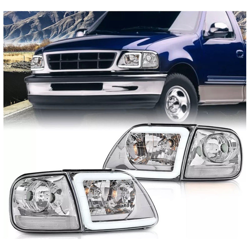 Faros Led F-150 Lobo Expedition 1997 1998 1999 A 2003