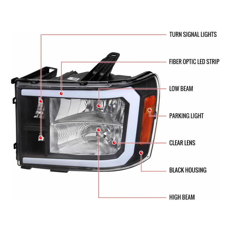 Faros Led Gmc Sierra 2007 2008 2009 2010 2011 2012 2013