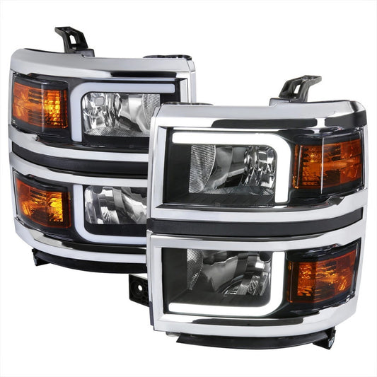 Par Faros Led Para Chevy Silverado 1500 2014 2015