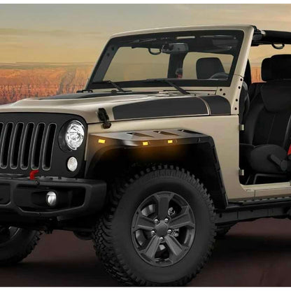 Led corner guards Jeep Wrangler Jk 2007 to 2018