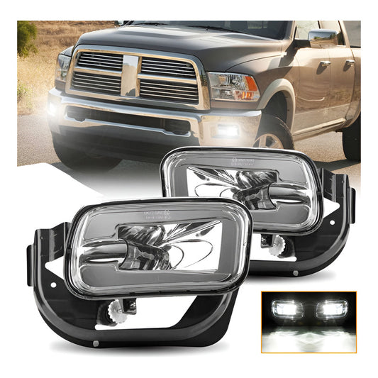 Faros De Niebla 2009-2012 Dodge Ram 1500 10-18 2500 3500 Led Cromados
