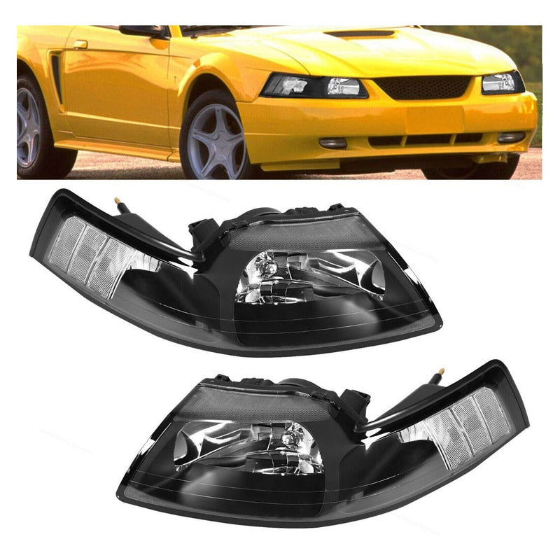 Faros Para Ford Mustang 1999 2000 2001 2002 2003 2004