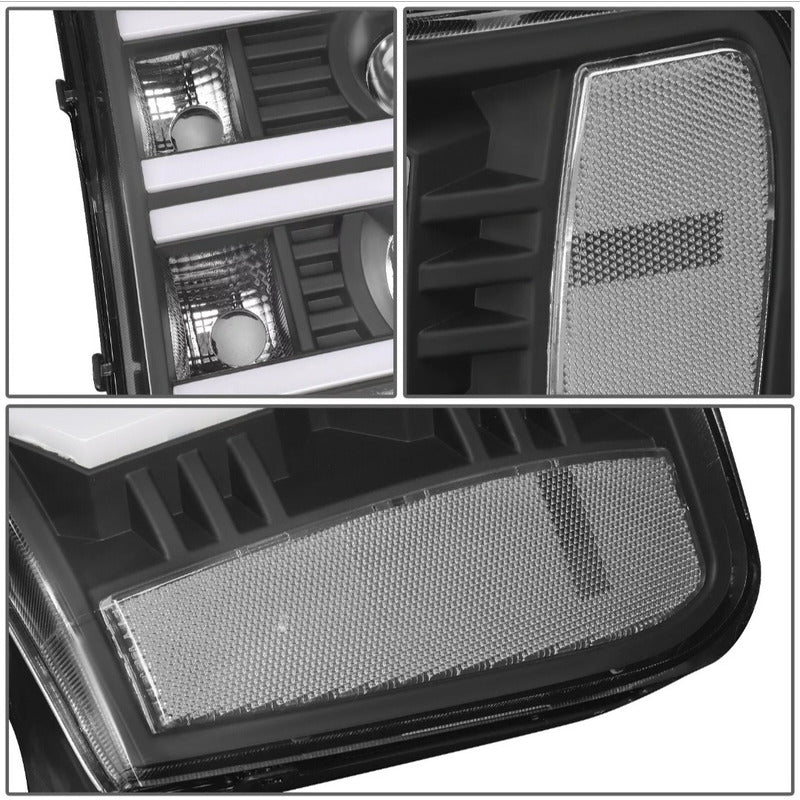 Led Drl Headlights GMC Sierra 2007 to 2014