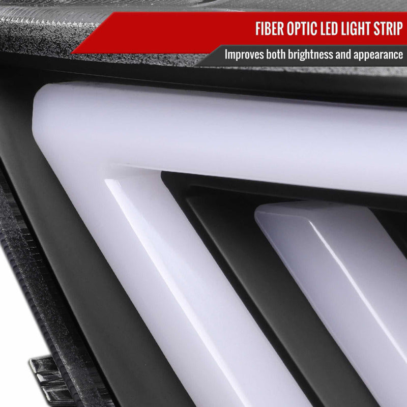 Faros Led Negro Mate Mustang 2015 2016 2017