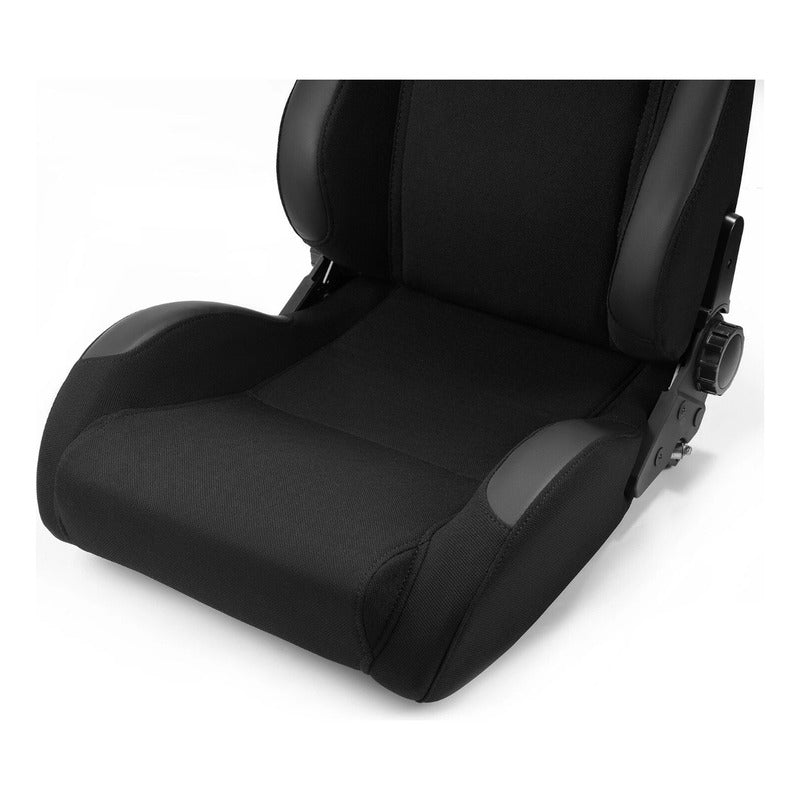 Asientos De Carrera Universales Reclinables Negro