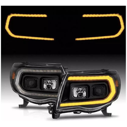 Faros Led Negros Toyota Tacoma 2005 2006 2007 A 2011