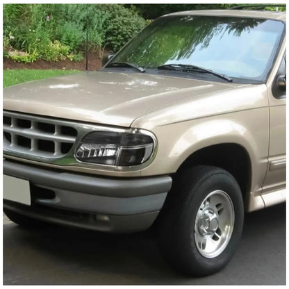 Faros Delanteros Ford Explorer Con Daño 1995 A 2002 Negro