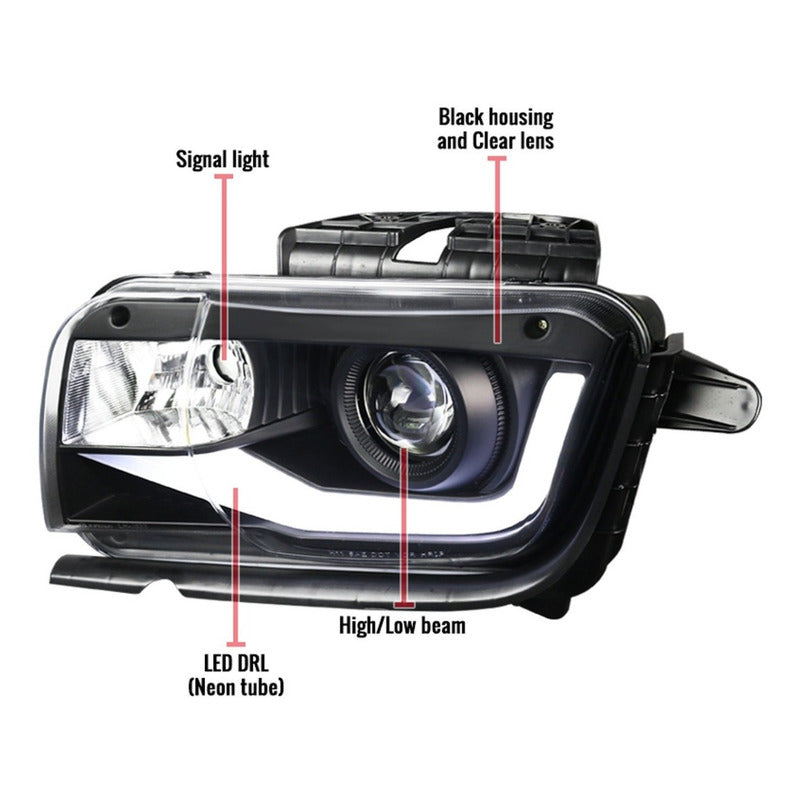 Chevrolet Camaro Led Headlights 2010 2011 2012 2013