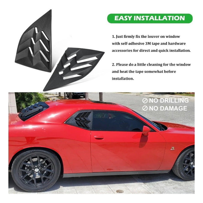 Louvers Laterales Dodge Challenger 2008 2009 A 2021