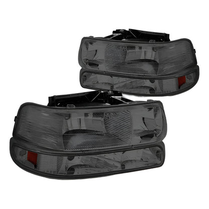 Faros Silverado Cheyenne 99 A 02 Suburban 00 A 06 Par Smoke