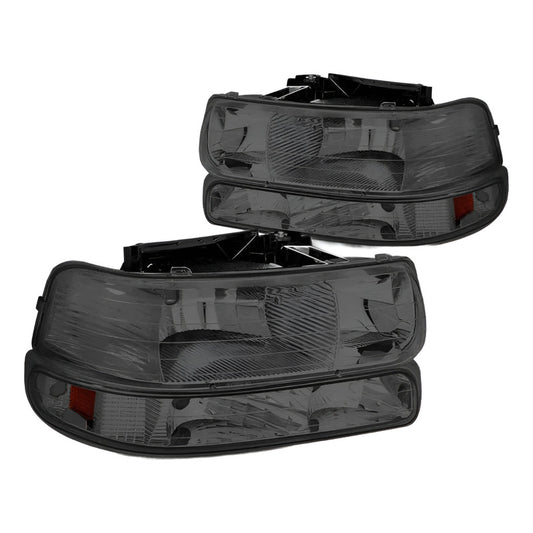 Faros Silverado Cheyenne 99 A 02 Suburban 00 A 06 Par Smoke