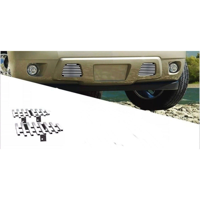 Rejillas Inferiores Chevy Suburban Avalanche 2007 A 2014 Cromo