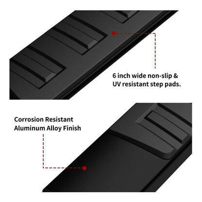 Running Boards Double Cab Toyota Tacoma 2005 to 2023
