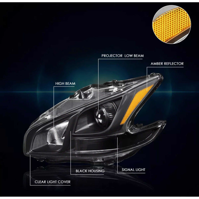 Faros De Proyector Nissan Máxima 2009 a 2014