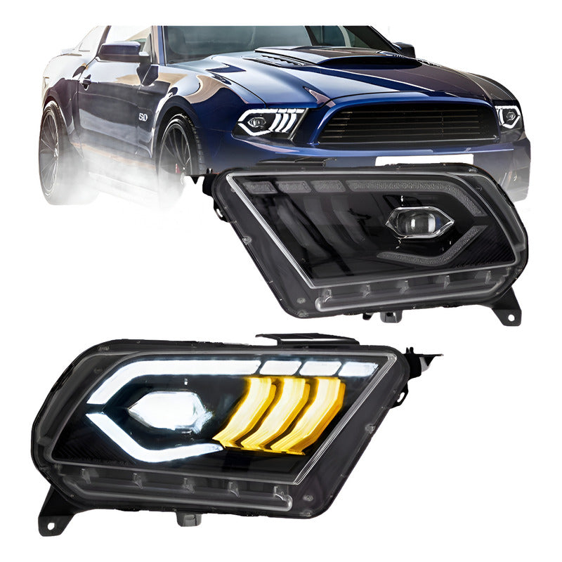Faros Led Secuencial Ford Mustang 2010 2011 2012 2013 2014