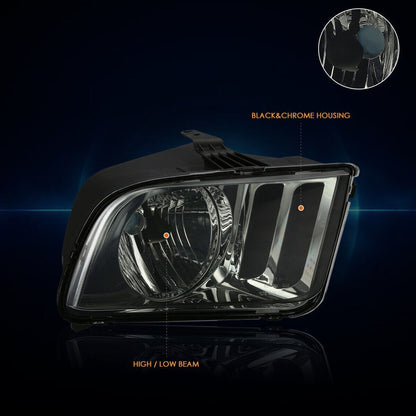 Faros Para Ford Mustang Ahumados 2005 2006 2007 A 2009