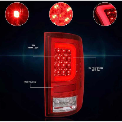 Calaveras Led Para Dodge Ram 2009 2010 2011 2013 2014 A 2017