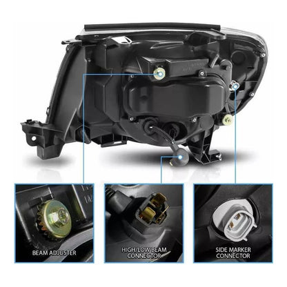 Faros Led Negros Toyota Tacoma 2005 2006 2007 A 2011