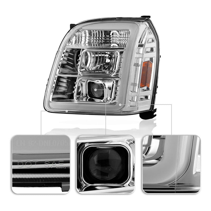 Faros Led Gmc Yukon Xl 2007 2008 2009 2010 2011 2012 2013