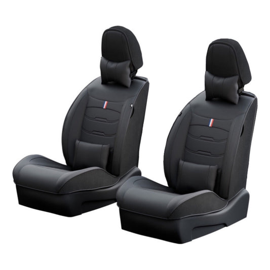 Cubre Asientos Delanteros Con Almohadillas Cuero Sintético