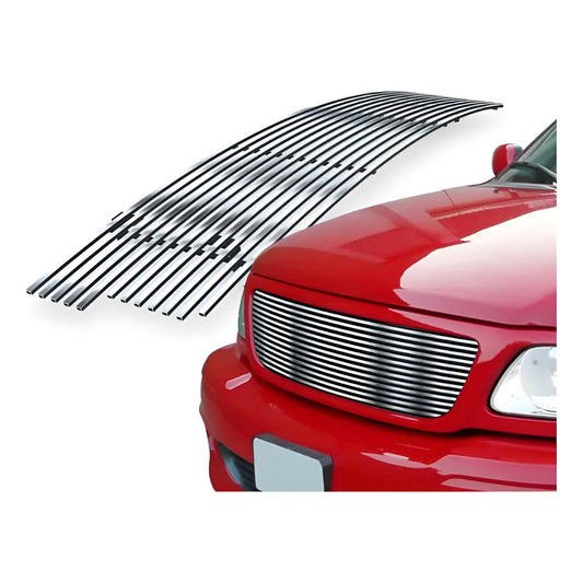 Parrilla F150 Lightning Harley Davidson 1999 2003 Cromada Rojo Brillante