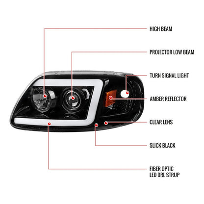 Led headlights Ford F-150 1997 to 2004 Expedition 1997 to 2002