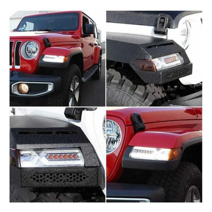 Faros Led Jeep Wrangler Jl Secuencial 2018 2019 2020 2021