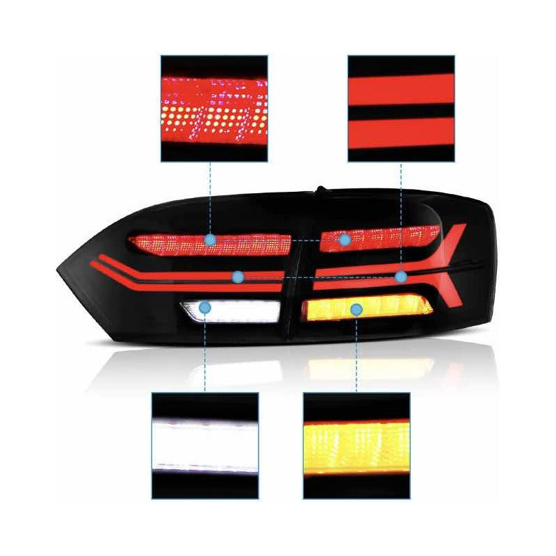 Calaveras Led Volkswagen Jetta Mk6 2011 2012 2013 2014