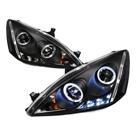Faros Led Doble Halo Honda Accord 2003 a 2007