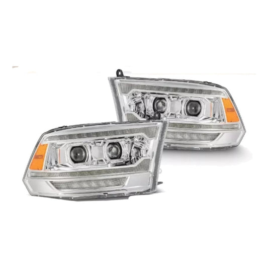Faros Cromados Ram 2500 2009 2010 2011 2012 2013 A 2018 Par