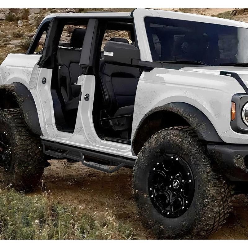 Estribos Laterales Ford Bronco 2021 2022 2023 A 2025 Negro