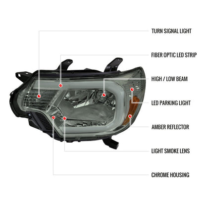 Faros Led Tacoma 2012 2013 2014 2015 Ahumados