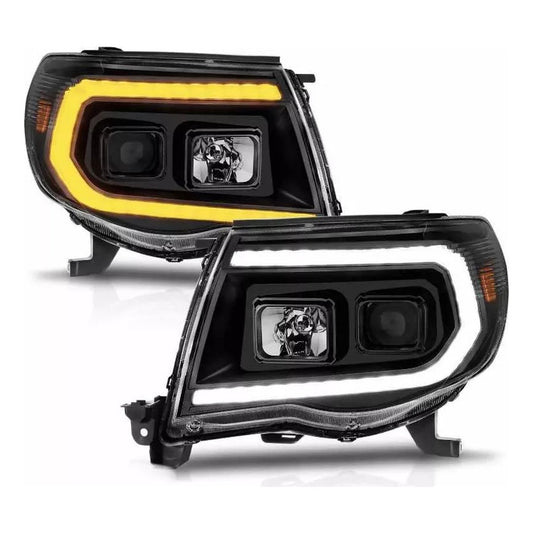 Faros Led Negros Toyota Tacoma 2005 2006 2007 A 2011