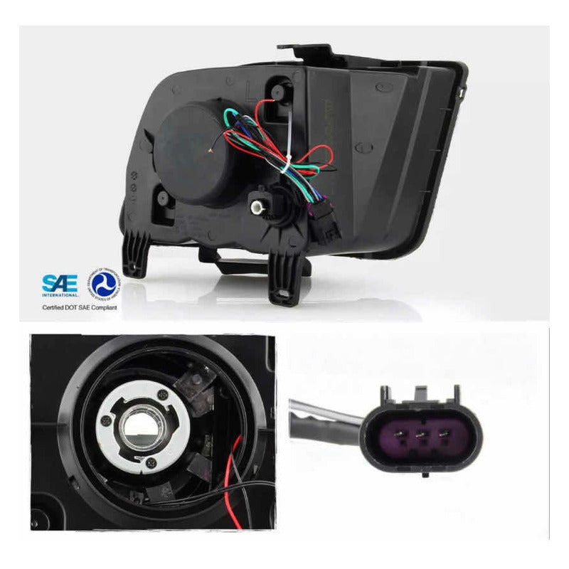 Par De Faros Led Ford Mustang 2005 2006 2007 2008 2009