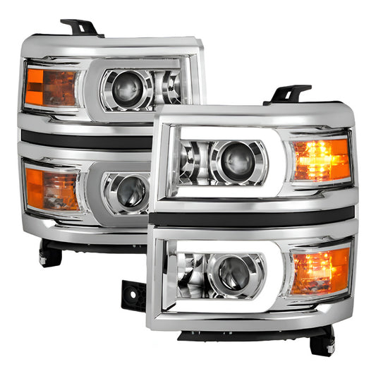 Par De Faros Led Chev Silverado 1500 2014 2015