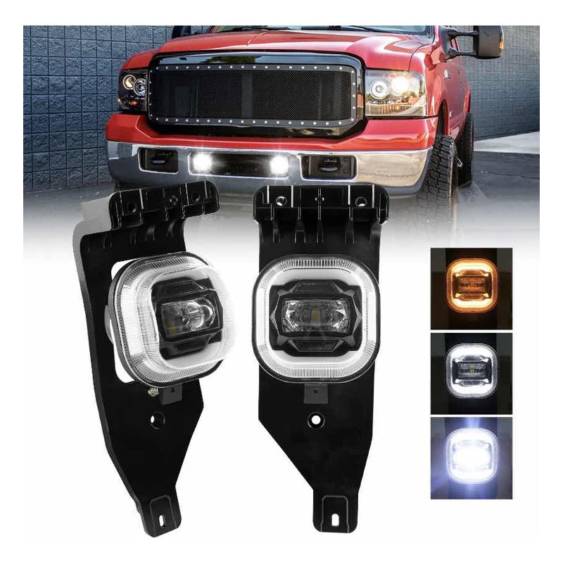 Faros De Niebla Led F-250 F-350 F-450 Super Duty 05-07