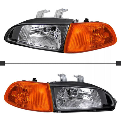 Faros Honda Civic Coupe/hatchback 92 93 94 95