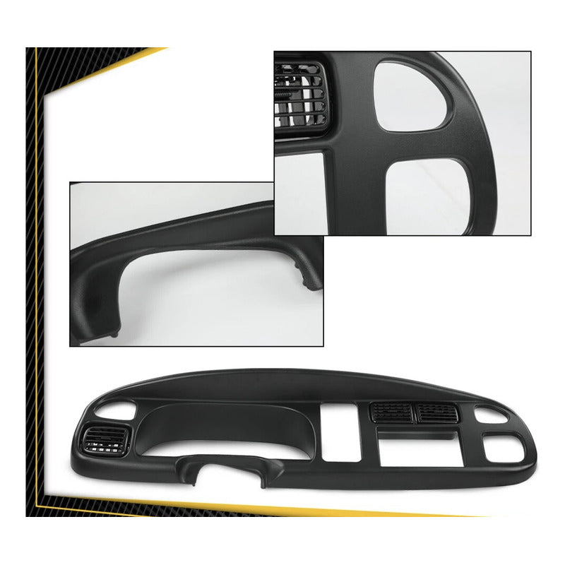 Bisel Tablero Dodge Ram 1500 2500 1998 1999 A 2002 Negro