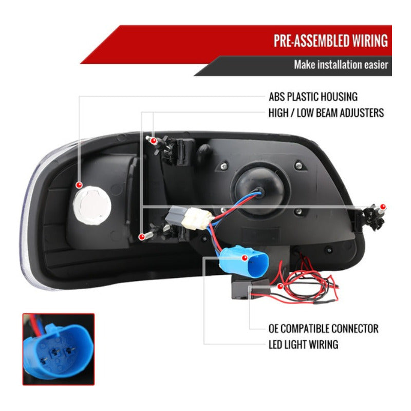 Led headlights Ford F-150 Expedition 1997 to 2004
