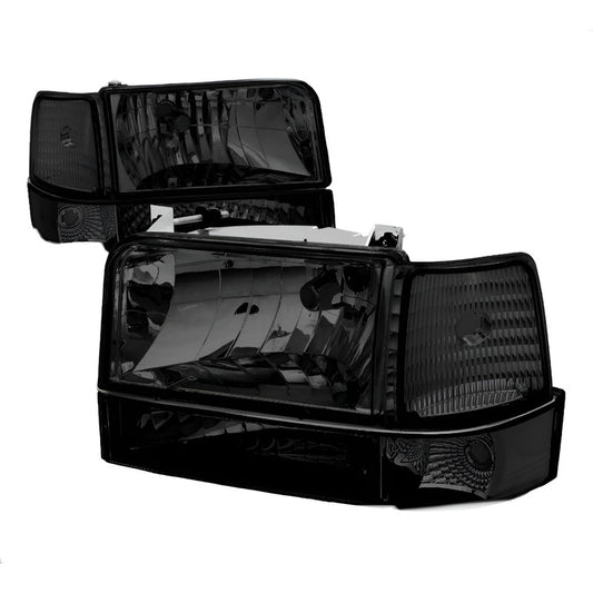 Faros Delanteros F-150 F-250 Bronco Con Daño 1993 A 1996 Ambos Lados