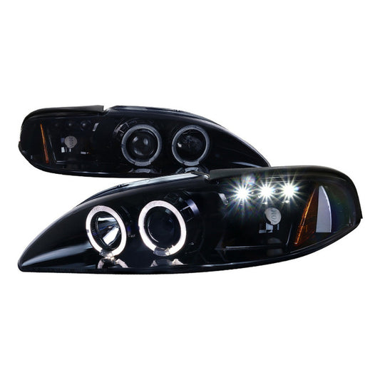 Halo Led Headlights Ford Mustang 1994 to 1998