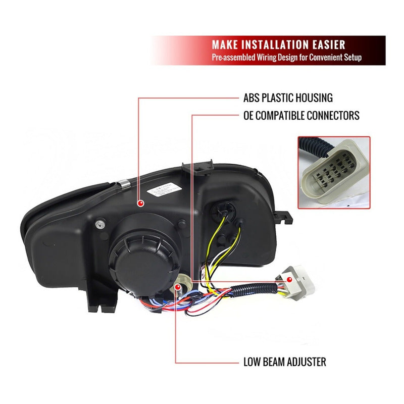 Faros Led Para Audi A4  2006 2007 2008