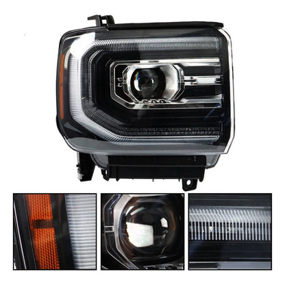 Faro Delantero Led Gmc Sierra 1500 Derecho 2016 A 2018 Derecho/pasajero